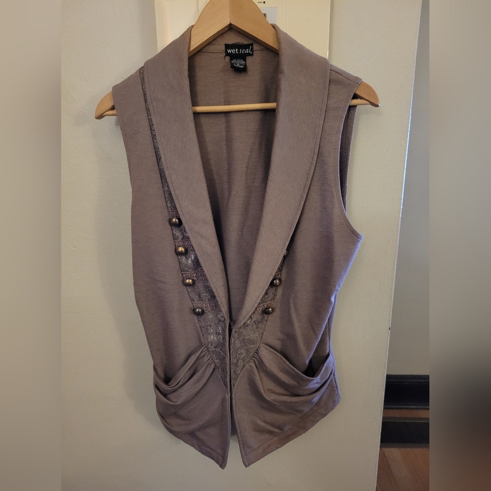 Wetseal Brown Vest